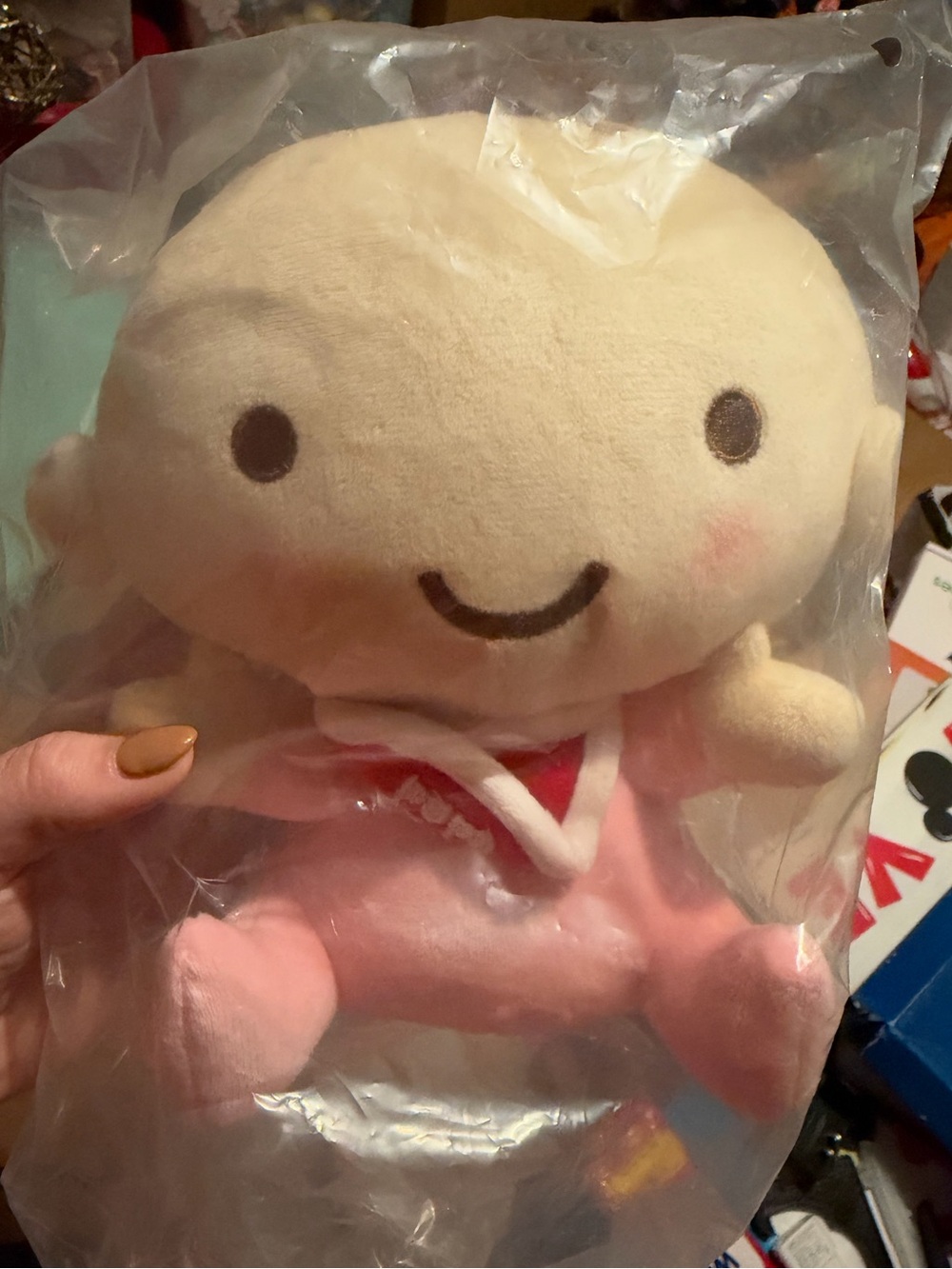 Plush Baby Doll Soft Pink Comfort Toy
